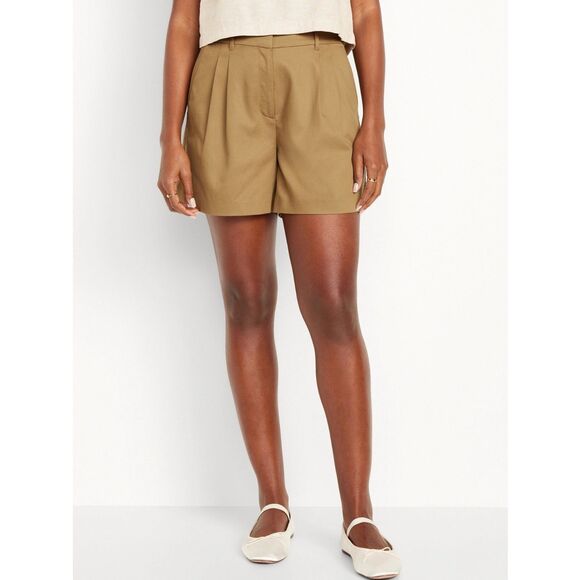 Old Navy High-Rise Taylor Trouser Shorts XL Casual Chic Minimalist Contemporary - Picture 8 of 11